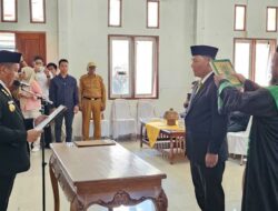 Bupati Mubar Resmi Lantik Ibrahim Rasimu Sebagai Pj Sekda