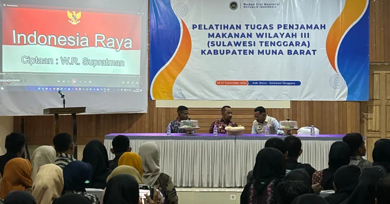 Wabup Mubar Buka Pelatihan Penjamah Pangan Dapur MBG, Tekankan Kualitas Makanan