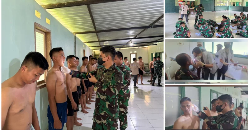 Denkesyah Kendari Pastikan Kesehatan Prajurit Yonif 725/Woroagi sebelum Penugasan Operasi 3 Denkesyah Kendari Pastikan Kesehatan Prajurit Yonif 725/Woroagi sebelum Penugasan Operasi