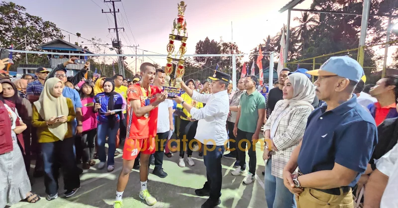 Masbar A Juarai Turnamen Bola Voli Wamelai Cup 2025, Bupati Mubar: Ajang Cari Atlet Porprov