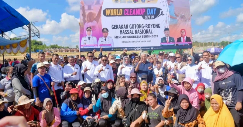 Aksi Bersih-Bersih di Kendari: 18 Ribu Warga Ikut World Clean Up Day 2025 1 Aksi Bersih-Bersih di Kendari: 18 Ribu Warga Ikut World Clean Up Day 2025