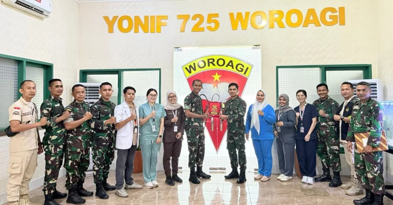 Denkesyah Kendari Pastikan Kesehatan Prajurit Yonif 725/Woroagi sebelum Penugasan Operasi 1 Denkesyah Kendari Pastikan Kesehatan Prajurit Yonif 725/Woroagi sebelum Penugasan Operasi
