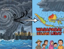 Topan Ragasa Hantam Hong Kong, BMKG Ingatkan Potensi Hujan Lebat di Sulawesi Tenggara