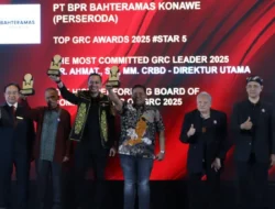 Keren! BPR Bahteramas Konawe Borong Trofi Top GRC Awards Bintang 5 di Jakarta