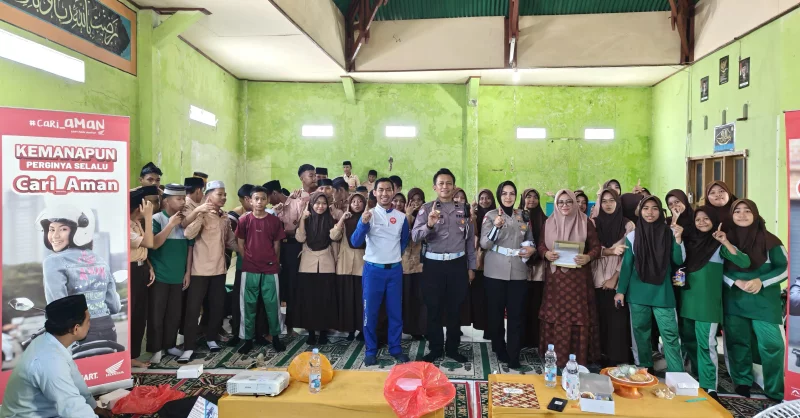 Asmo Sulsel Gelar Edukasi Safety Riding di MAN dan MTS Syekh Yusuf Sungguminasa Gowa