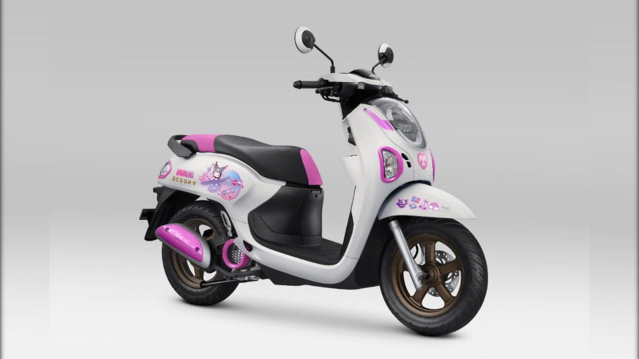 Edisi Terbatas! Honda Scoopy Kolaborasi Unik dengan Karakter Kuromi Hadir di Indonesia