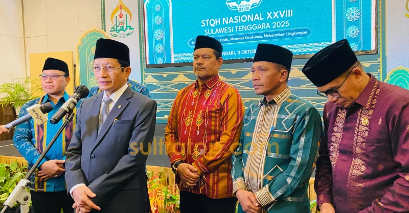 Menag Lantik 89 Dewan Hakim dan Pengawas STQH Nasional 2025 di Sultra