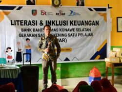 BPR Bahteramas Konsel Gelar Sosialisasi Menabung dan Edukasi Keuangan di SDN 6 Tinanggea