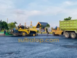 Pemprov Sultra Gunakan 1.800 Ton Aspal Buton untuk Penataan Kawasan Eks-MTQ Jelang STQH Nasional