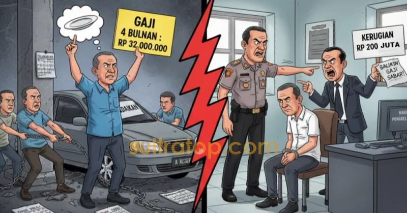 Tak Dibayar Empat Bulan, Sopir Balas Dendam dengan Gadaikan Mobil Bos di Kendari