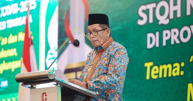 Wagub Sultra Ajak Masyarakat Jadikan Al-Qur’an Pedoman Jaga Kerukunan dan Lingkungan 1 Wagub Sultra Ajak Masyarakat Jadikan Al-Qur’an Pedoman Jaga Kerukunan dan Lingkungan