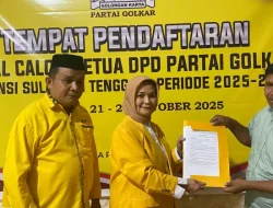 Pendaftaran Calon Ketua Golkar Sultra Dibuka, La Ode Darwin Jadi yang Pertama Ambil Formulir
