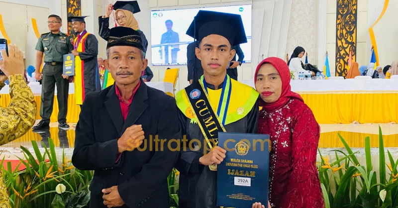 Mahasiswa Pendidikan Kimia UHO Raih IPK 3,97 dan Jadi Lulusan Terbaik Universitas