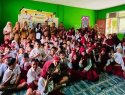 Dinkes Mubar Gelar Edukasi Pelayanan Kesehatan di SD Negeri 5 Lawa