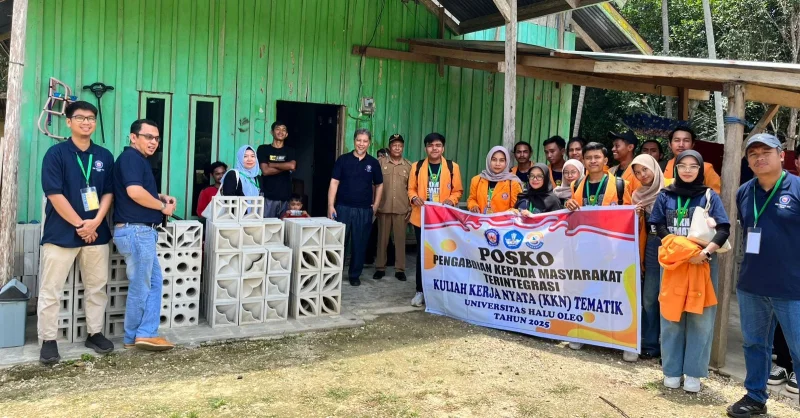 KKN Tematik Fakultas Teknik UHO Kembangkan Batako Ramah Lingkungan dari Sekam Padi 1 KKN Tematik Fakultas Teknik UHO Kembangkan Batako Ramah Lingkungan dari Sekam Padi