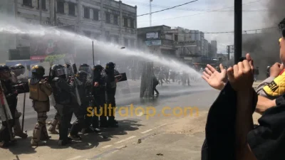 Kronologi Kapolresta Kendari Alami Luka Lemparan Batu Saat Ricuh Penolakan Konstatering Lahan Eks PGSD