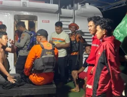 Dihantam Ombak di Perairan Totobo Kolaka, 2 Pemancing Hilang, 4 Selamat