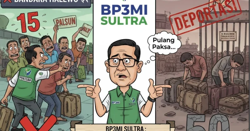 15 Warga Sultra Gagal Berangkat sebagai Pekerja Migran Ilegal, 50 Lainnya Sudah Dideportasi 1 15 Warga Sultra Gagal Berangkat sebagai Pekerja Migran Ilegal, 50 Lainnya Sudah Dideportasi