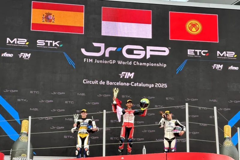 Lagi, Binaan Astra Honda Melesat Kencang di Barcelona Ciptakan Sejarah untuk Indonesia