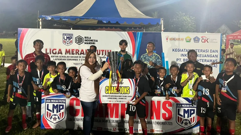 BPR Bahteramas Kendari Dukung Liga Merah Putih SD se-Sultra, Gencarkan Literasi Keuangan Anak Usia Dini
