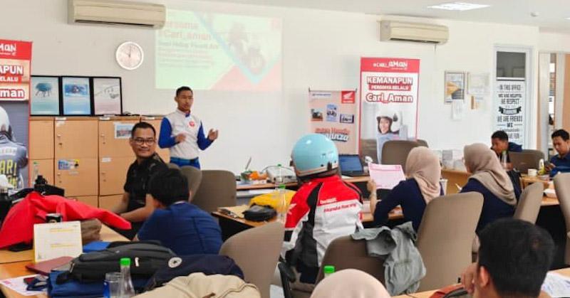 Asmo Sulsel Berikan Edukasi Safety Riding untuk Karyawan Astra Daihatsu Motor Makassar
