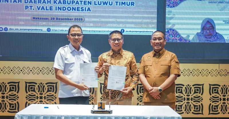 PT Vale dan Pemkab Luwu Timur Teken MoU Normalisasi Sungai Malili untuk Cegah Banjir 1 PT Vale dan Pemkab Luwu Timur Teken MoU Normalisasi Sungai Malili untuk Cegah Banjir