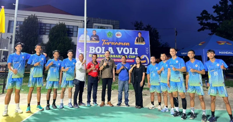 Tim Bola Voli Putra BPR Bahteramas Konawe Juarai Bupati Cup I Bersahaja