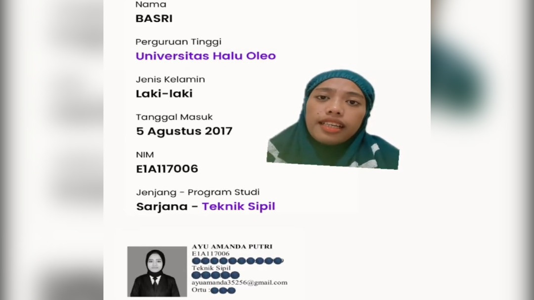 Praktik Ilegal Data Ijazah Terungkap: Ini Kisah Ironis Alumni UHO yang Namanya Diganti Orang Lain di PDDikti 1 Praktik Ilegal Data Ijazah Terungkap: Ini Kisah Ironis Alumni UHO yang Namanya Diganti Orang Lain di PDDikti