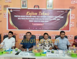 KPU Muna Barat Bahas Tiga Opsi Pembentukan Dapil Pemilu 2029