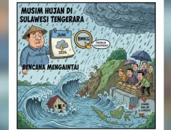 Hujan di Sulawesi Tenggara Berlangsung hingga Juni 2026, Bencana Mengintai