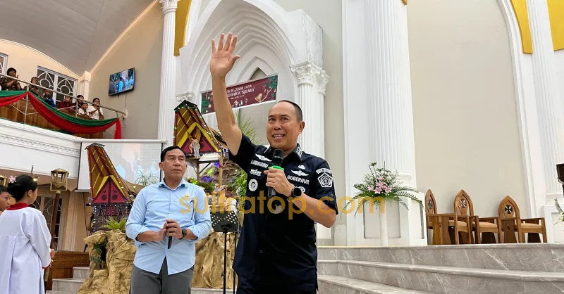 Gubernur ASR Pimpin Patroli Natal 2025, Tegaskan Komitmen Jaga Toleransi Beragama
