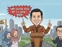 UMP Sulawesi Tenggara 2026 Diketok, Gaji Minimum Tembus Rp3,3 Juta