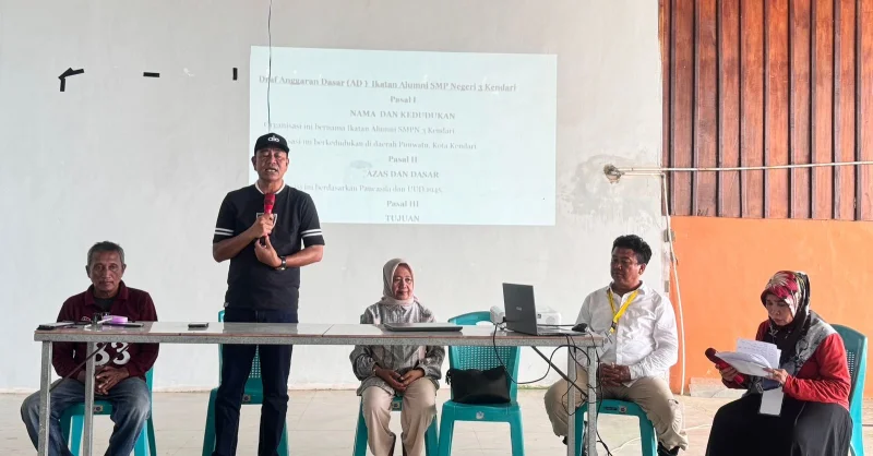 Reuni Akbar IKA SMPN 3 Kendari, Kepala Sekolah Sampaikan Kebutuhan Mendesak Perluasan Musala