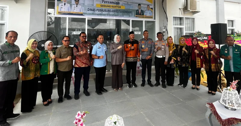 Gedung Baru Dishub Kendari Resmi Beroperasi, Perizinan dan Uji Kendaraan Dipermudah