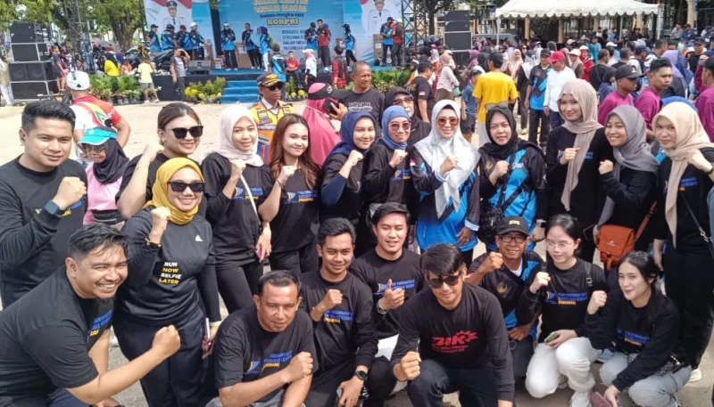 Rayakan HUT Korpri, BPR Bahteramas Kendari Jadi Sponsor Jalan Santai di MTQ