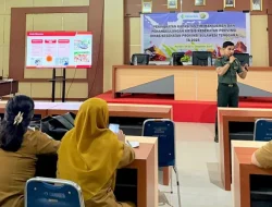Isi Materi di Dinkes Sultra, Pgs Karumkit Korem 143/HO Paparkan Peran TNI dalam Penanggulangan Bencana