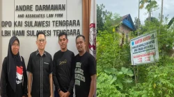 Lahan Warga Tunggala Diduga Diserobot, LBH HAMI Sultra Turun Tangan