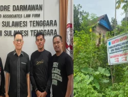 Lahan Warga Tunggala Diduga Diserobot, LBH HAMI Sultra Turun Tangan