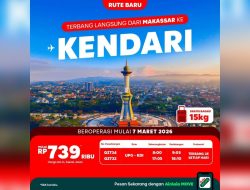 AirAsia Siap Terbang Kendari–Makassar Mulai 7 Maret 2026, Harga Tiket 700 Ribuan