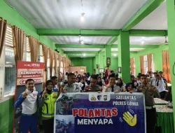 Asmo Sulsel Bersama Polres Gowa dan Jasa Raharja Edukasi Safety Riding Pelajar SMAN 2 Sungguminasa