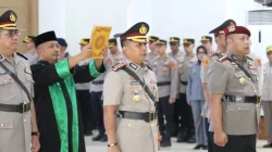 Kapolda Sultra Pimpin Sertijab Dirresnarkoba, Dirbinmas, dan Kapolres Bombana