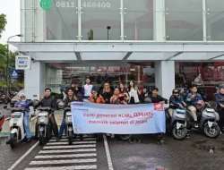 Asmo Sulsel Ajak Jurnalis Makassar Jajal Honda EV Lewat Rolling City Ramah Lingkungan