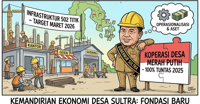 Koperasi Merah Putih Tuntas Dibentuk di Sultra, Infrastruktur 502 Titik Ditarget Rampung Maret 2026 1 Koperasi Merah Putih Tuntas Dibentuk di Sultra, Infrastruktur 502 Titik Ditarget Rampung Maret 2026