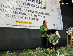 Dukung Kampus Lokal di Pulau Muna, Bupati Darwin Kucurkan Dana Pribadi
