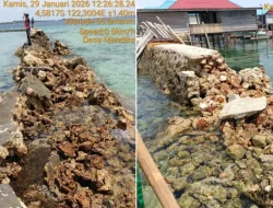 Gelombang Tinggi dan Angin Kencang di Selat Tiworo, 12 Desa di Muna Barat Terisolasi