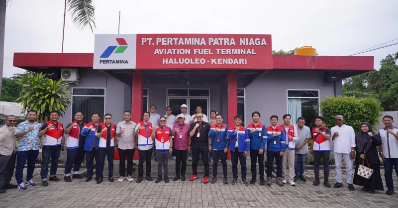 Pertamina Patra Niaga dan Wagub Sultra Pastikan Kesiapan Avtur Jelang Ramadan