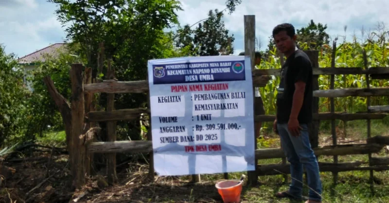 Diduga Tak Transparan, Pembangunan GSG Desa Umba Diminta Diaudit Inspektorat Mubar 3 Diduga Tak Transparan, Pembangunan GSG Desa Umba Diminta Diaudit Inspektorat Mubar