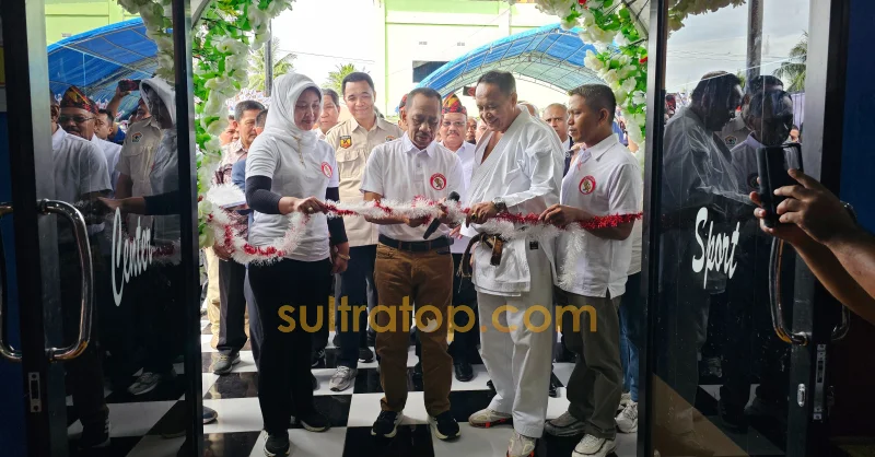 Wakil Bupati Muna Barat Resmikan RH Sport Center, Dorong Pembinaan Atlet Muna Barat