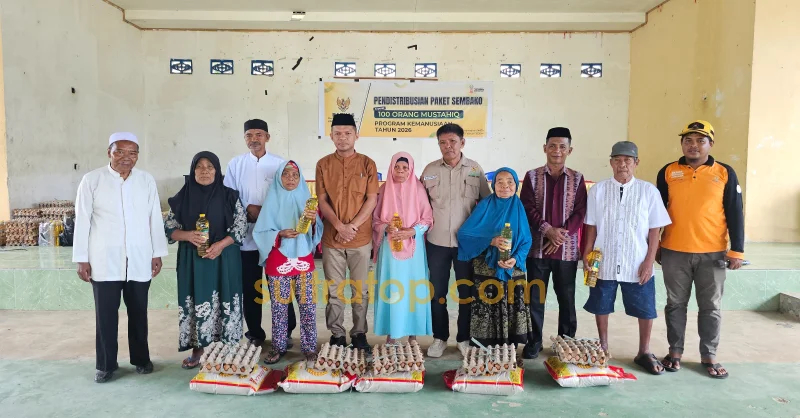 Baznas Muna Barat Distribusikan 100 Paket Sembako kepada Warga Kurang Mampu 1 Baznas Muna Barat Distribusikan 100 Paket Sembako kepada Warga Kurang Mampu