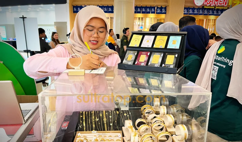 Awal 2026, Pegadaian Kendari Catat Investasi Emas 24 Kilogram